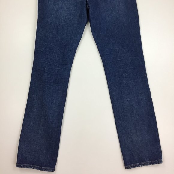 MADEWELL Medium/Dark Wash The High Rise Slim Boyjean 5 Pocket Jeans - Picture 10 of 10